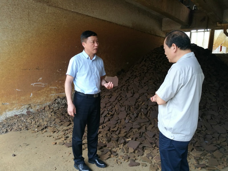 市人大向导莅临公司检查固废处理事情_集团动态_新闻中心_八达国际