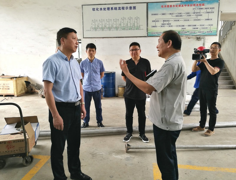 市人大向导莅临公司检查固废处理事情_集团动态_新闻中心_八达国际