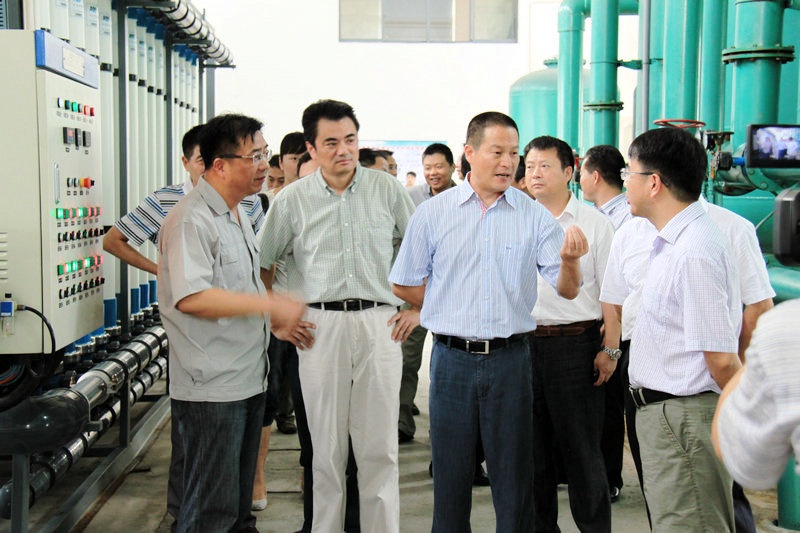 市委书记卢跃东等向导来公司调研节能减排事情_集团动态_新闻中心_八达国际